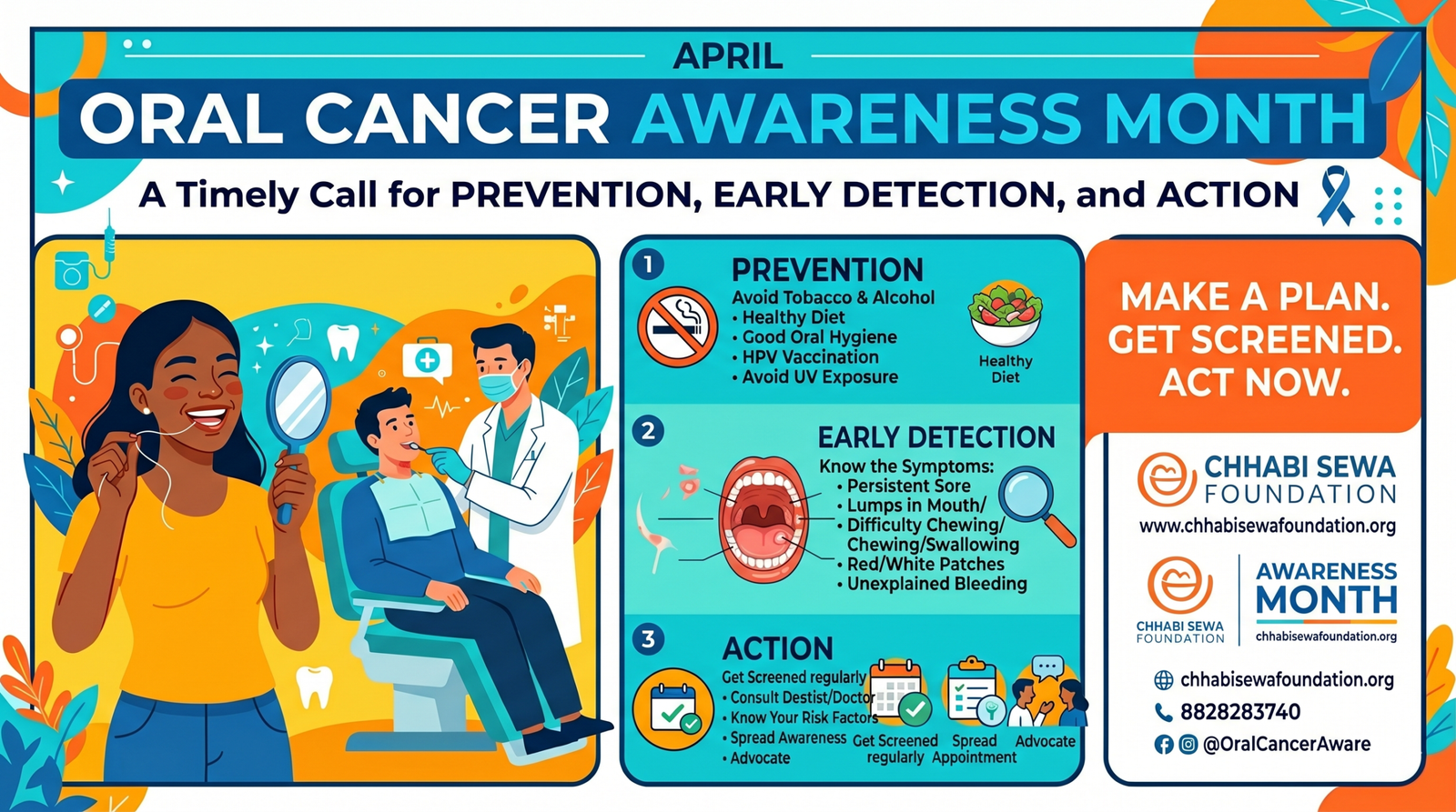 Oral Cancer Awareness Month: A Timely Call for Prevention, Early Detection, and Action