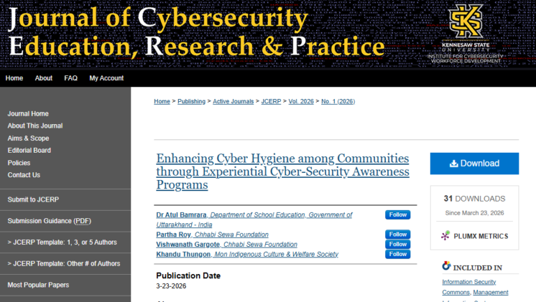 Redefining Digital Safety Globally: The Impact of Cyber Security Education