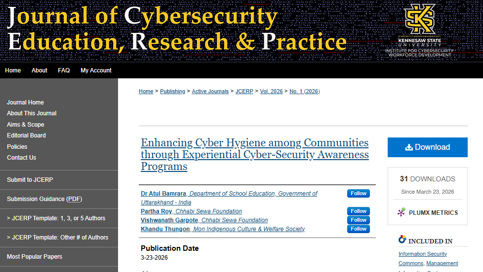 Redefining Digital Safety Globally: The Impact of Cyber Security Education