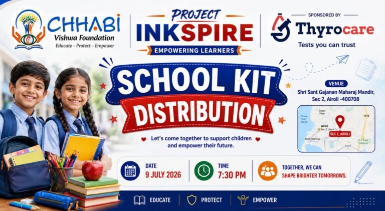 Chhabi Vishwa Foundation Distributes School Kits to Empower Young Learners