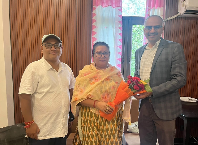 Strengthening Partnerships for Technology, AI and Social Impact: A Meaningful Meeting at Manipur Bhawan