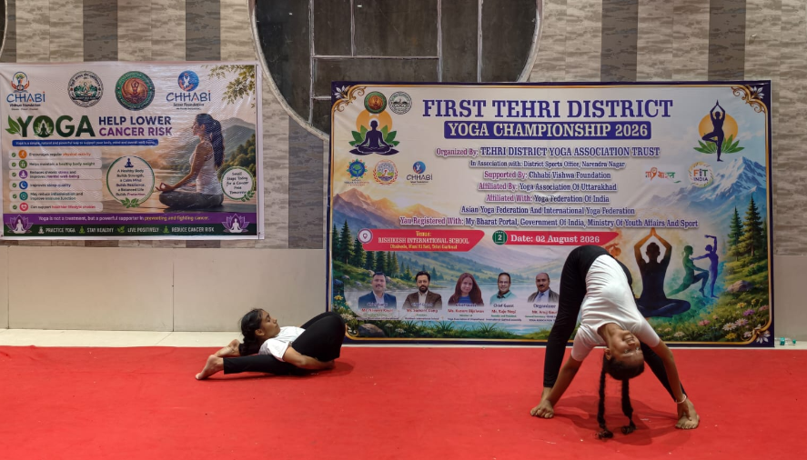 Chhabi Vishwa Foundation Co-Hosts the First Tehri District Yoga Championship 2026