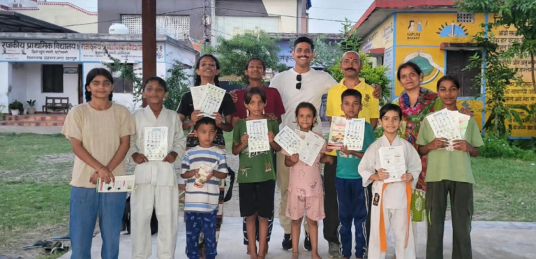 Cancer Awareness Essay Competition at GPS No. 01, Rishikesh
