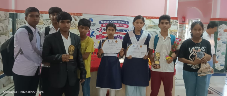 Students of Thakurnagar Take the Stage for Cancer Awareness and Learning